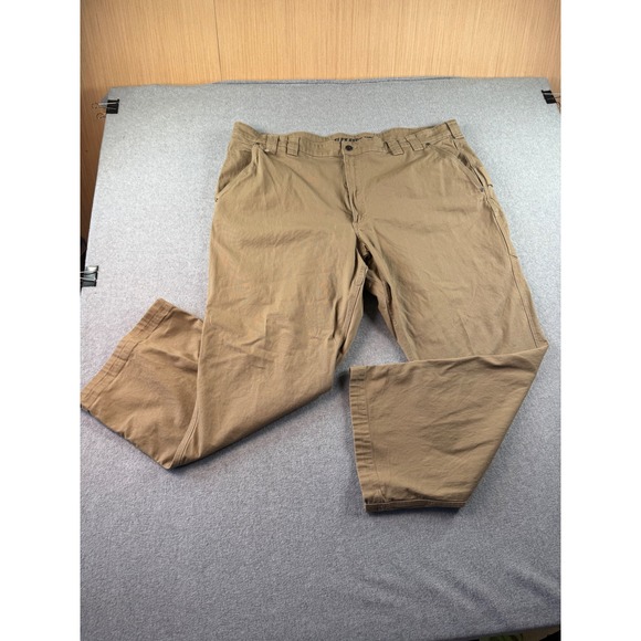 Duluth Trading Co Other - Duluth Trading Co Flex Fire Hose Relaxed Fit Pants Khaki Tan Mens Big 48x30